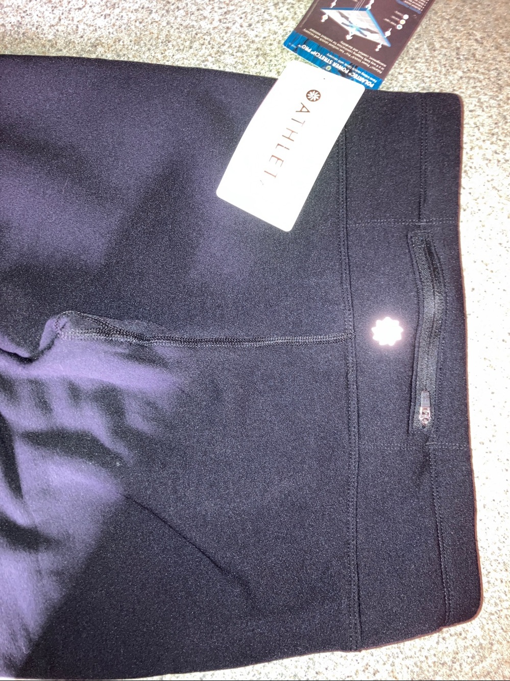 Athleta Black Performance polartec leggings